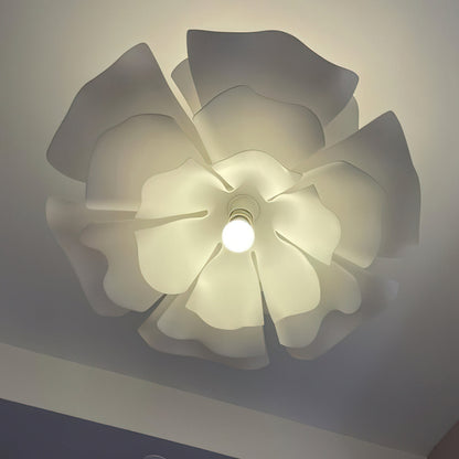 Lotus Hanglamp Wit Acryl Bloemblaadjes Nordic Design Modern Interieur Eettafel Woonkamer Scandinavisch Minimalistisch