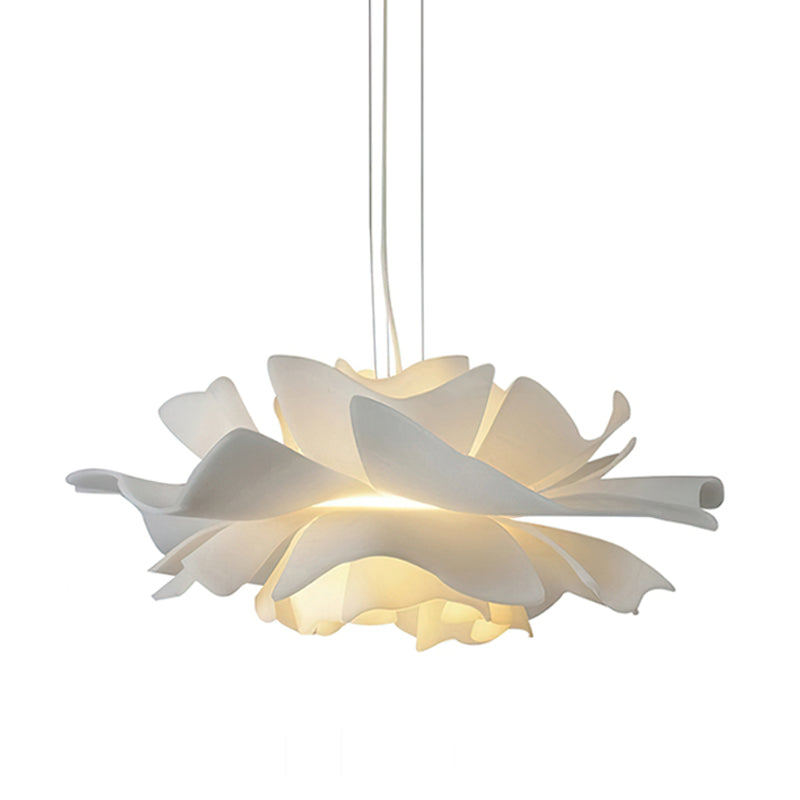 Lotus Hanglamp Wit Acryl Bloemblaadjes Nordic Design Modern Interieur Eettafel Woonkamer Scandinavisch Minimalistisch