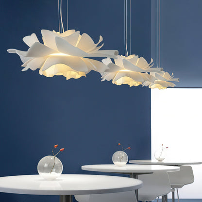 Lotus Hanglamp Wit Acryl Bloemblaadjes Nordic Design Modern Interieur Eettafel Woonkamer Scandinavisch Minimalistisch