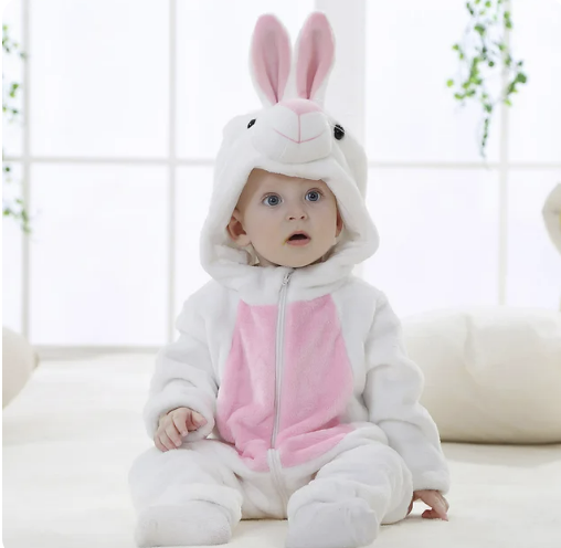 Baby onesie panda katoen polyester zwart wit baby pyjama dierenpak met capuchon uniseks huispak peuter