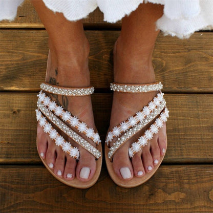 Vegan Sandalen Dames Zomerschoenen Boho Stijl Leer