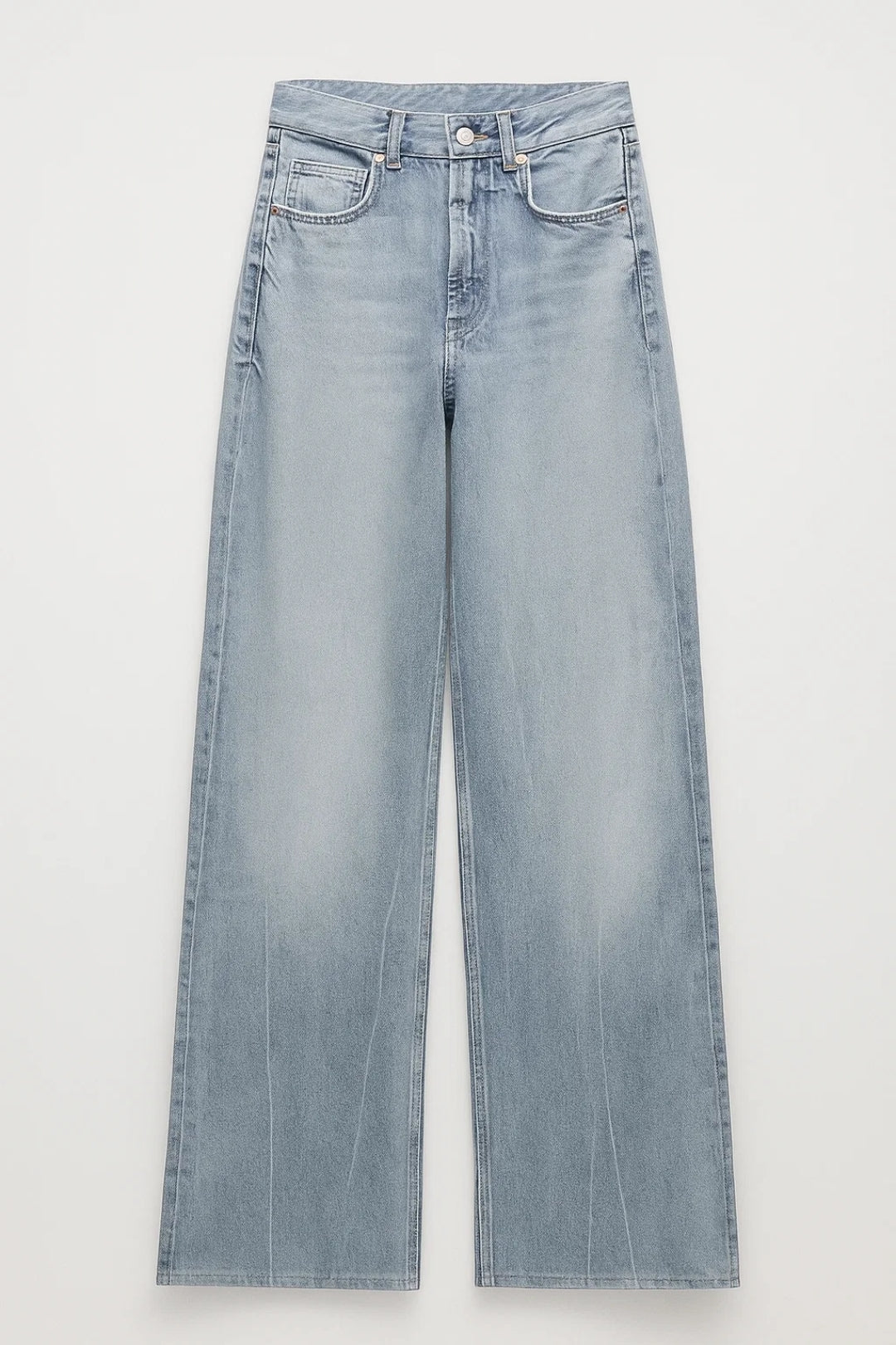 Dames Jeans Wijd met Hoge Taille Comfortabel - StudioMarella
