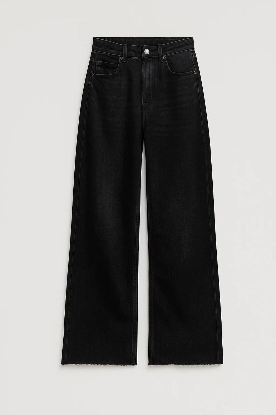 Dames Jeans Wijd met Hoge Taille Comfortabel