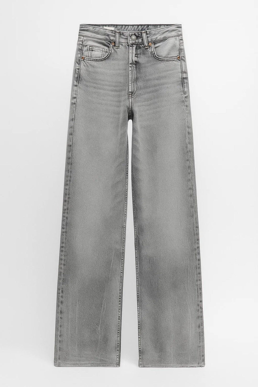Dames Jeans Wijd met Hoge Taille Comfortabel
