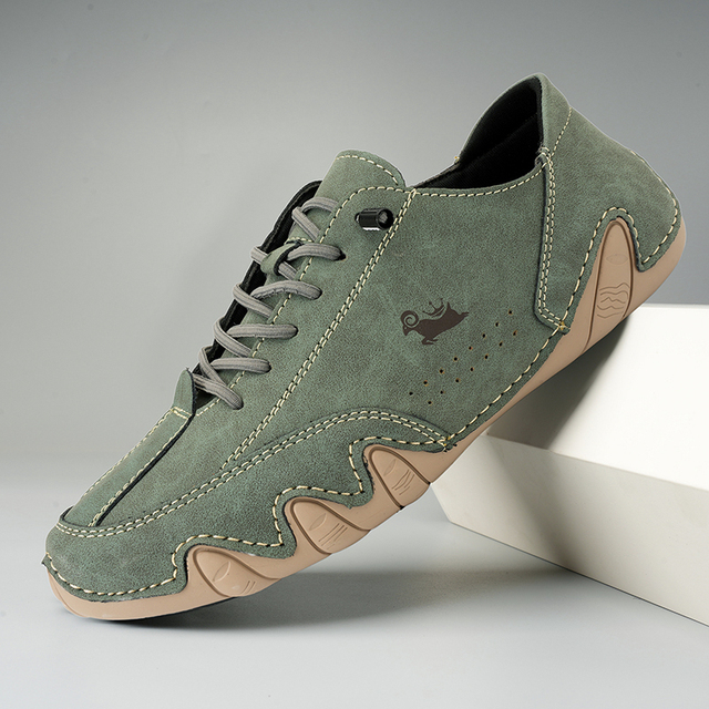 Flexibele Leren Schoenen voor Mannen en Vrouwen