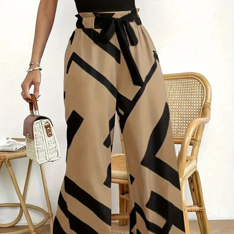Wijde Pijpen Broek Fashionable Zomerstijl