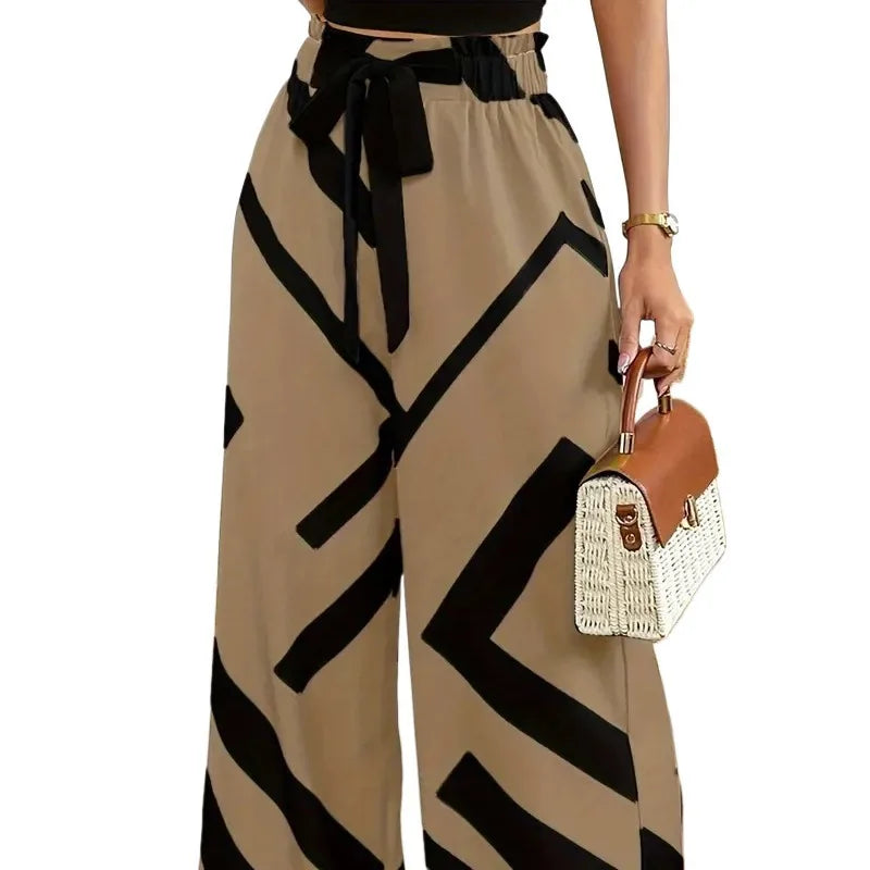Wijde Pijpen Broek Fashionable Zomerstijl