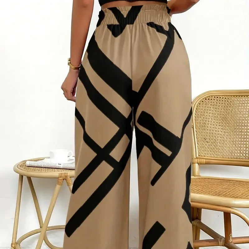Wijde Pijpen Broek Fashionable Zomerstijl