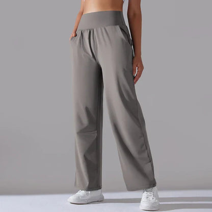 Comfortabele Lounge Broek Wide Leg Zittend Dagelijks