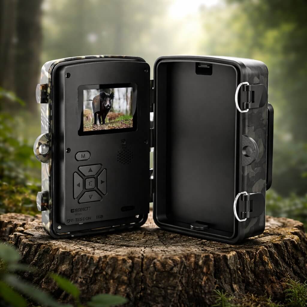 Wildcamera met Bewegingssensor en Nachtzicht voor Buitenobservatie