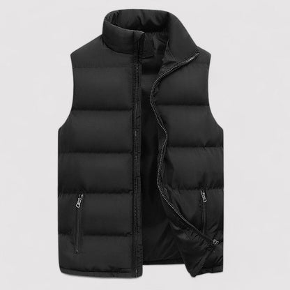Vest met Opstaande Kraag Elegant Design Wilhelm