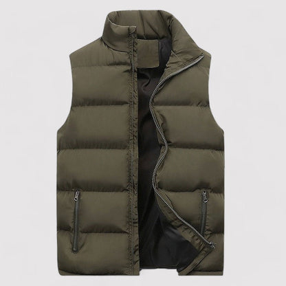 Vest met Opstaande Kraag Elegant Design Wilhelm