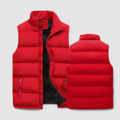 Vest met Opstaande Kraag Elegant Design Wilhelm