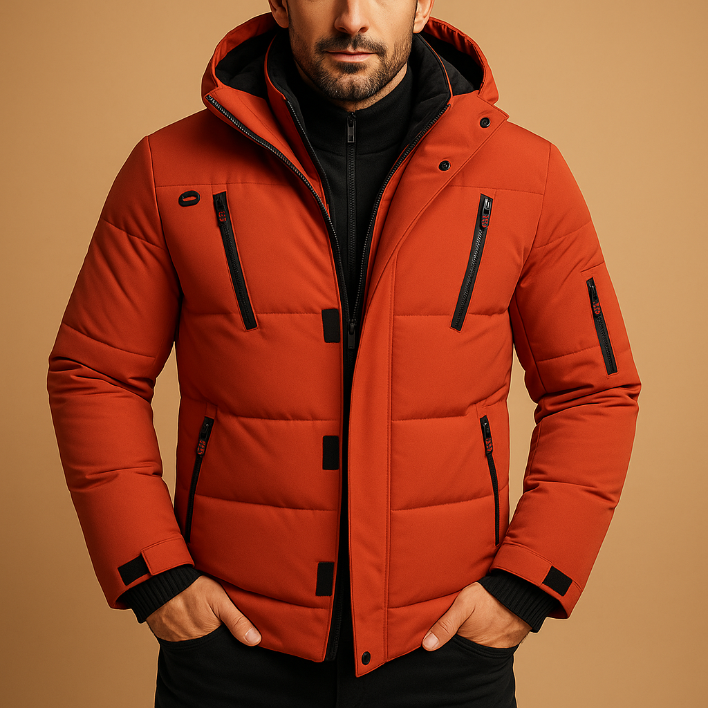 Heren Winterjas Waterdicht Warm Verstelbare Capuchon