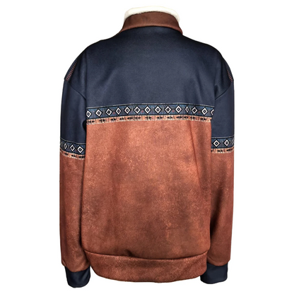 Heren Trui Warm Wol met Halve Rits Comfortabel