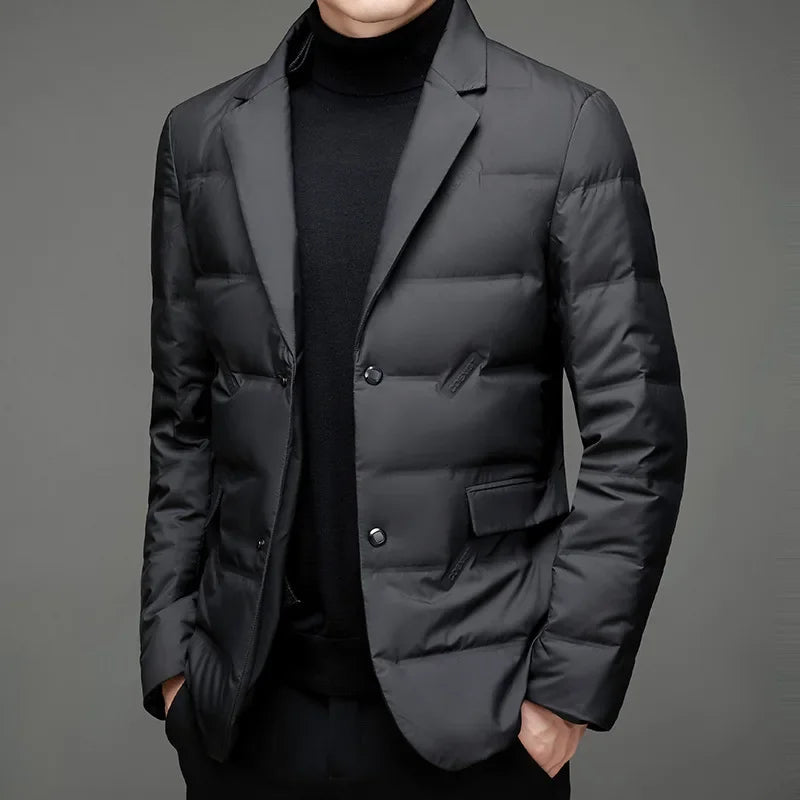 Heren Winterjas Warm en Comfortabel Tijdloos Model - StudioMarella