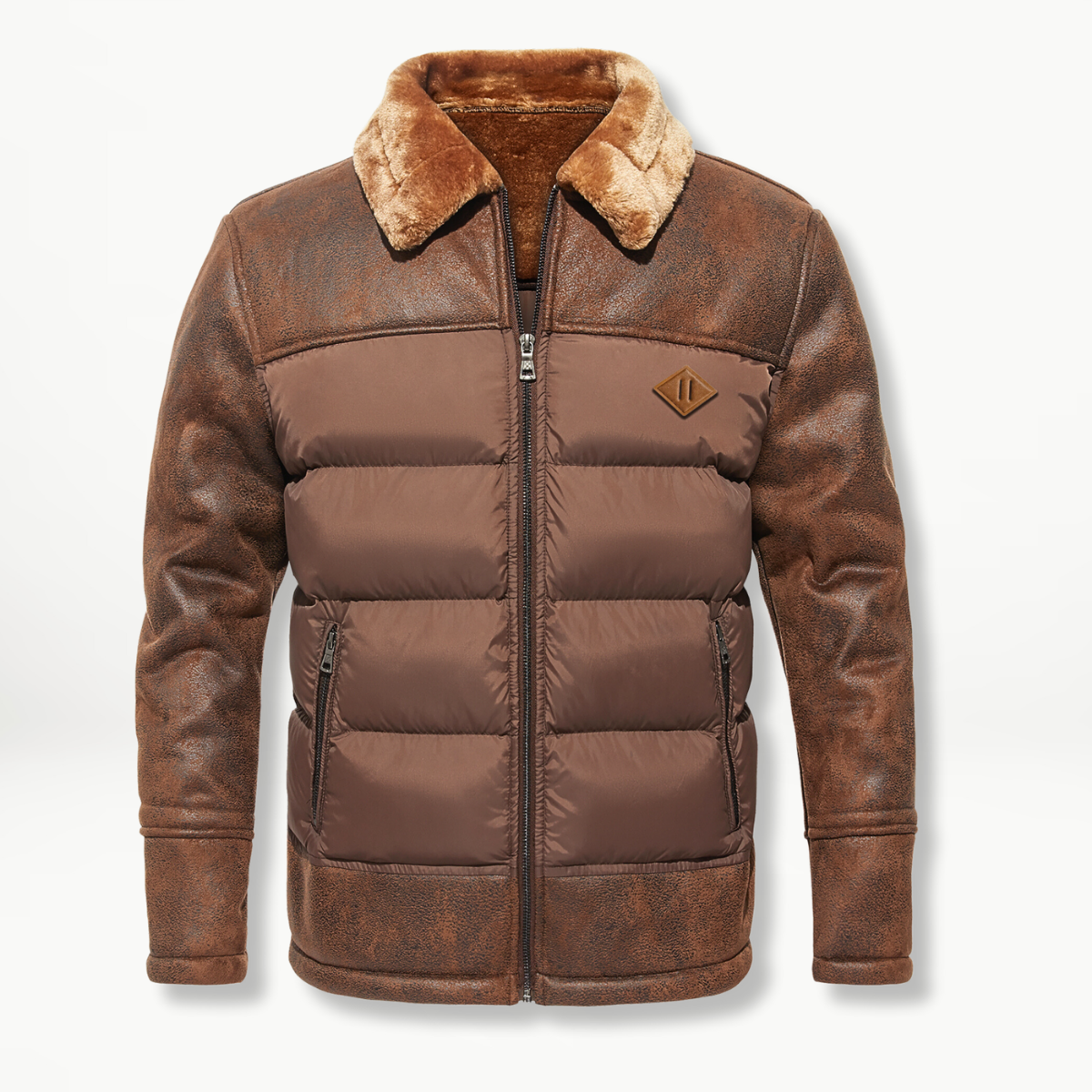 Heren Winterjas - Warme en Waterdichte Polyester Jas - StudioMarella