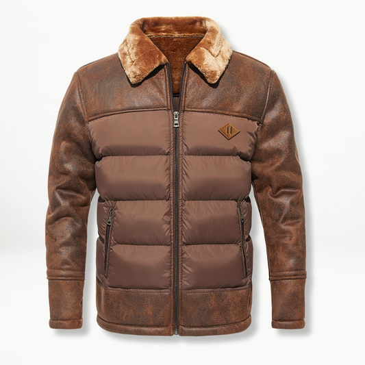 Heren Winterjas - Warme en Waterdichte Polyester Jas - StudioMarella