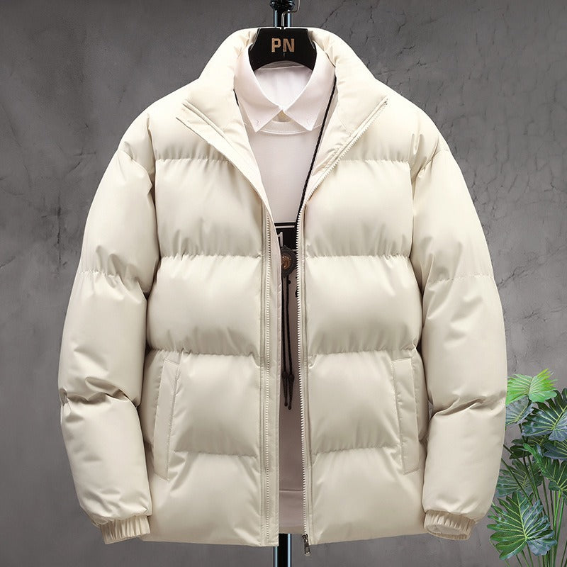 Heren Winterjas Warm Fluweel Voering Casual Model - StudioMarella