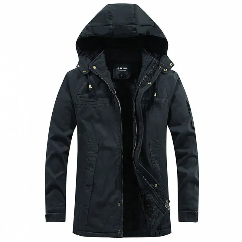 Willem Heren Winterjas | Winddicht Met Capuchon, Casual Winterjassen Heren Sale 4
