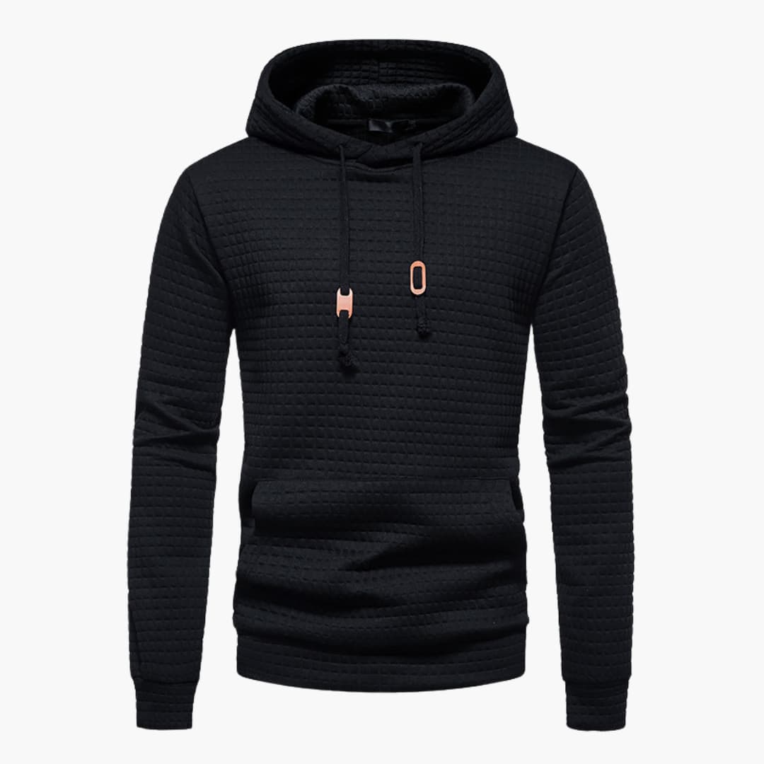 Heren Hoodie Comfortabel en Tijdloos Zwart - StudioMarella
