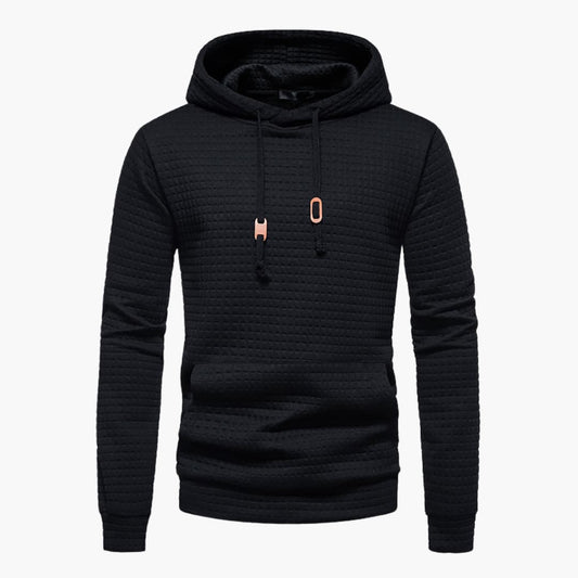 Heren Hoodie Comfortabel en Tijdloos Zwart - StudioMarella