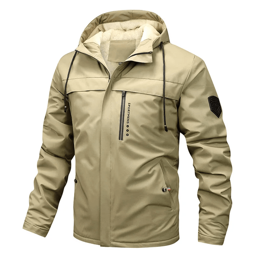 Waterdichte Winterjas Heren Fleece Voering Winddicht en Warm - StudioMarella