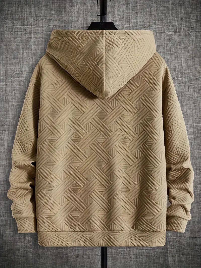 William | Calda Felpa Uomo con Cappuccio Invernale Casual 5