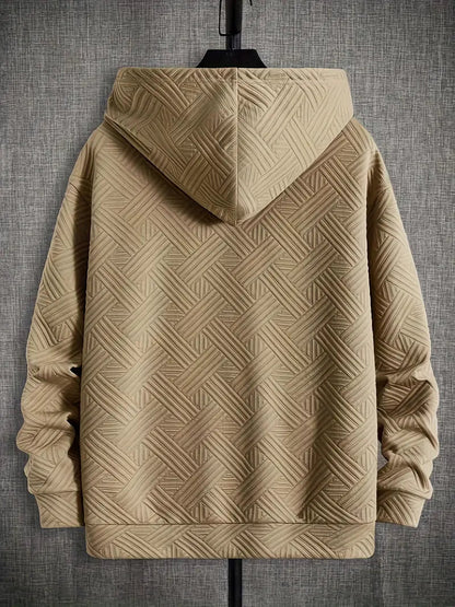 William | Calda Felpa Uomo con Cappuccio Invernale Casual 5