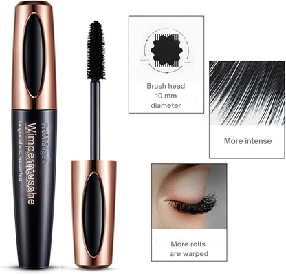 Volumemascara 5D met Fiberformule voor Verlengd Effect Zwart
