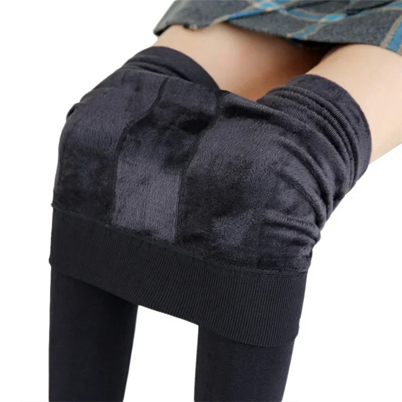 Vrouwen Leggings Hoge Taille Zacht Fluwelen Comfortabele Broek
