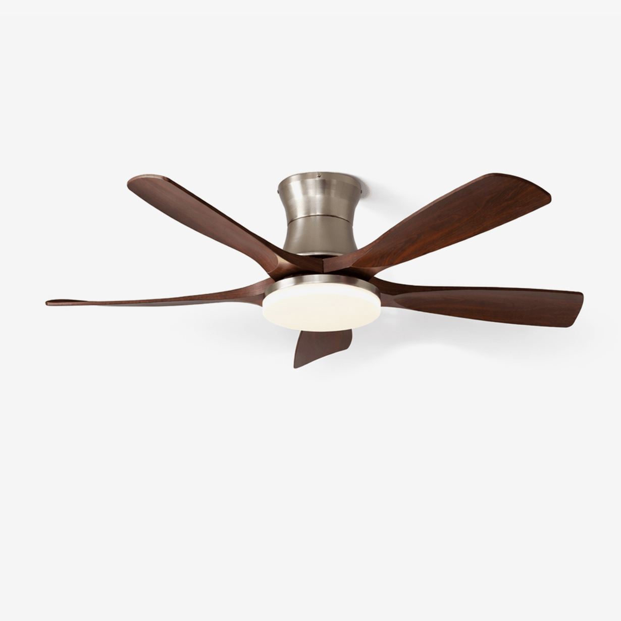 Scandinavische Plafondventilator met Verlichting – Stille 5-Blads Ventilator met LED & Afstandsbediening