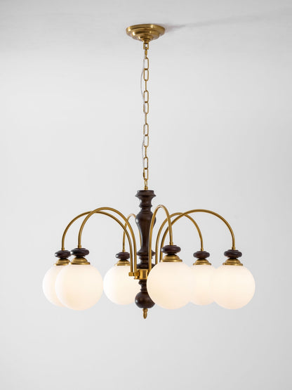 Hanglamp Industrieel 8 Armen Walnootkleur Goud Woonkamer Eetkamer Spinlamp Vintage Pendellamp Plafondlamp Verstelbaar