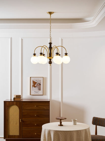 Hanglamp Industrieel 8 Armen Walnootkleur Goud Woonkamer Eetkamer Spinlamp Vintage Pendellamp Plafondlamp Verstelbaar