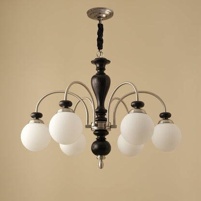 Hanglamp Industrieel 8 Armen Walnootkleur Goud Woonkamer Eetkamer Spinlamp Vintage Pendellamp Plafondlamp Verstelbaar