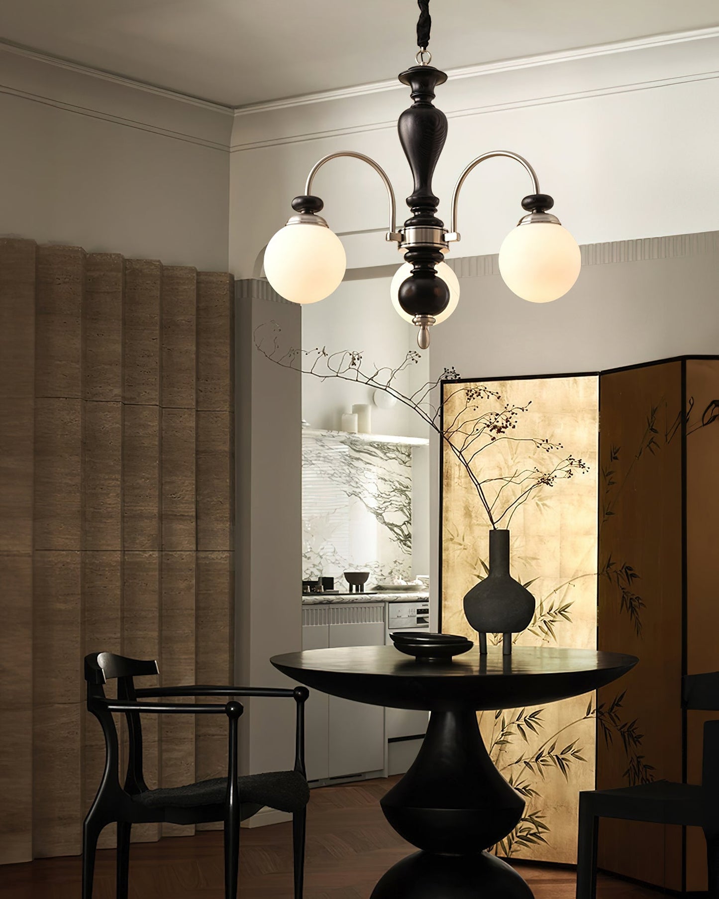 Hanglamp Industrieel 8 Armen Walnootkleur Goud Woonkamer Eetkamer Spinlamp Vintage Pendellamp Plafondlamp Verstelbaar