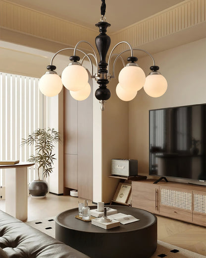 Hanglamp Industrieel 8 Armen Walnootkleur Goud Woonkamer Eetkamer Spinlamp Vintage Pendellamp Plafondlamp Verstelbaar