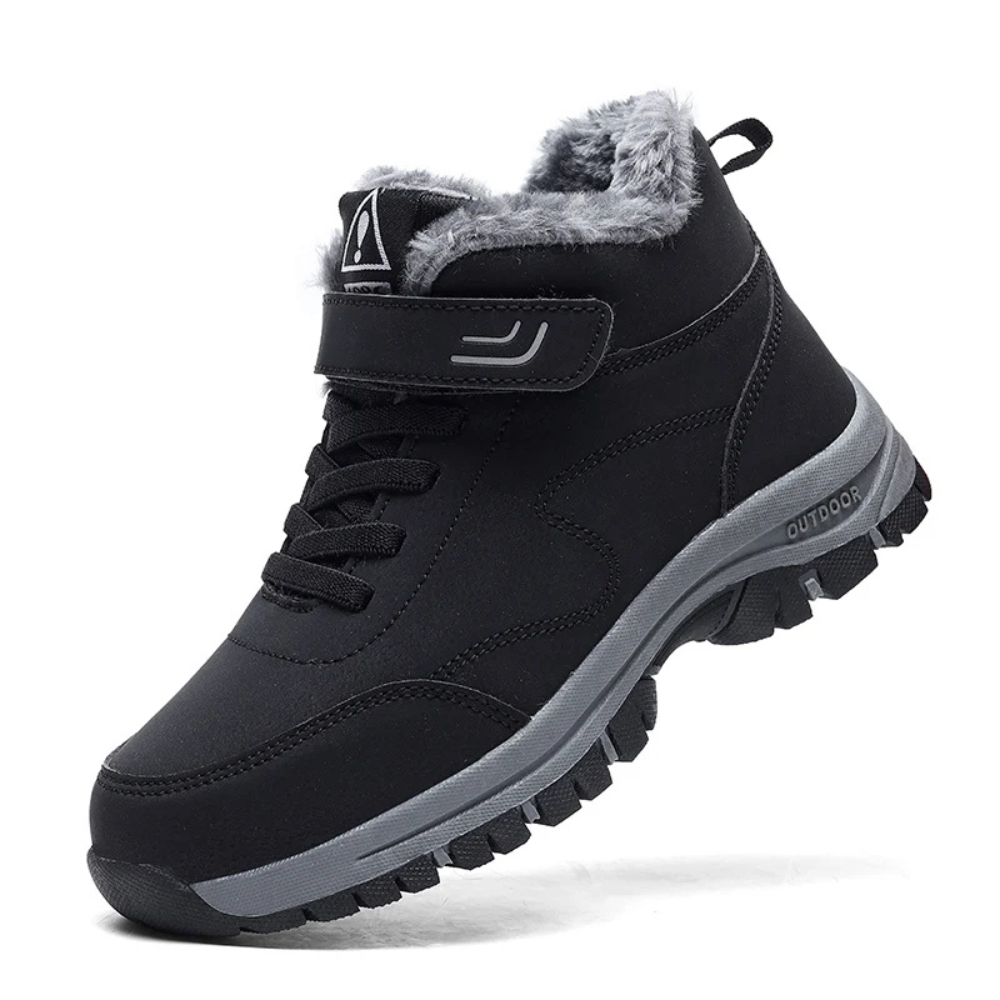 Leren Winterlaarzen voor Mannen Modieus Design