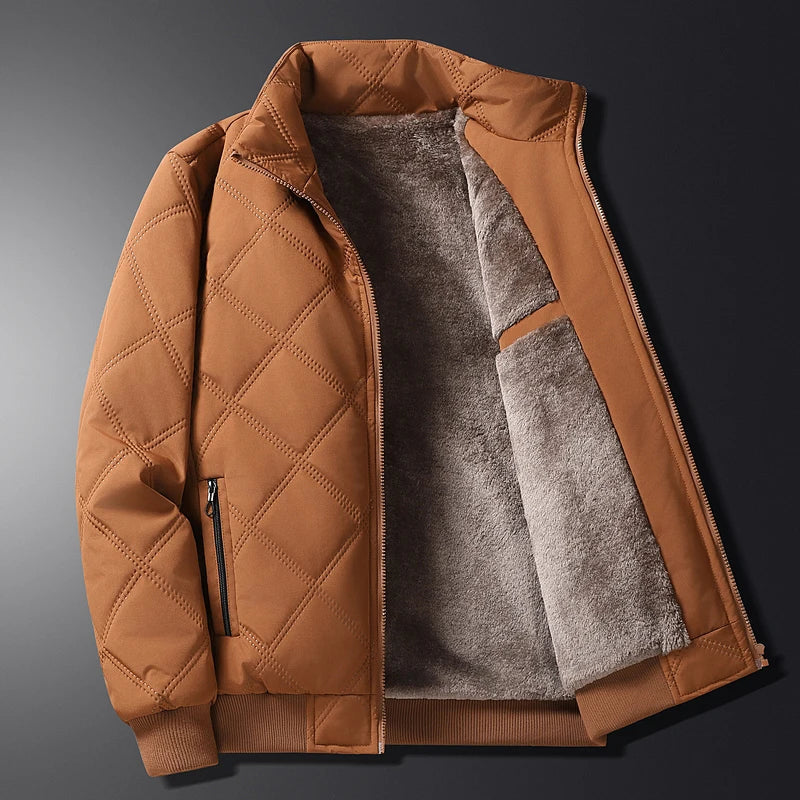 Winterjas Heren | Pufferjas Heren | Ruitmotief & Extra Warmte