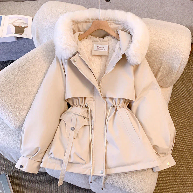 Dames Winterjas Elegante Lange Coat