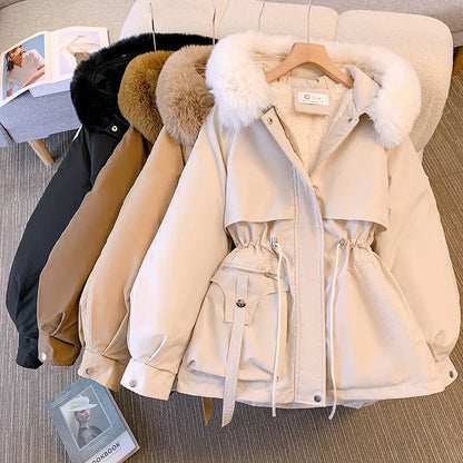 Dames Winterjas Elegante Lange Coat