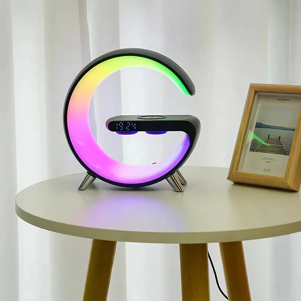 Wekker Bluetooth Speaker Draadloos Opladen 3-in-1 Nachtkastje LED Display