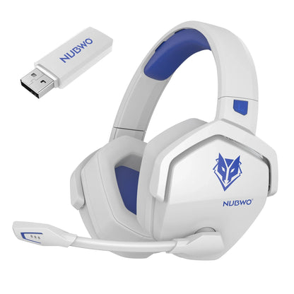 Draadloze Gaming Headset 40mm Driver Ruisonderdrukking 100 Uur Accuduur Comfortabel Over-Ear Design PC Console