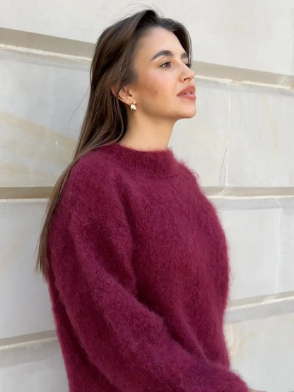 Zachte Mohair Trui Warm voor Dames