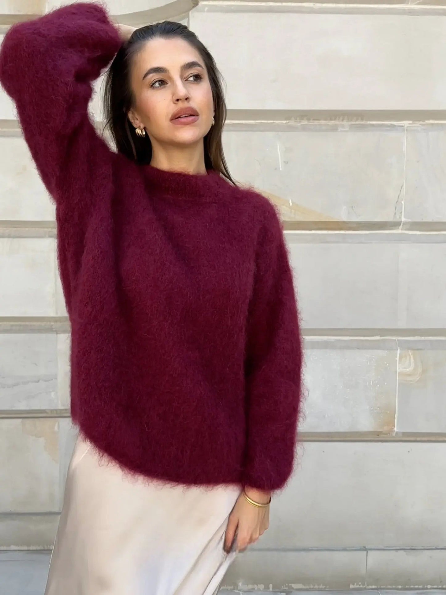 Zachte Mohair Trui Warm voor Dames