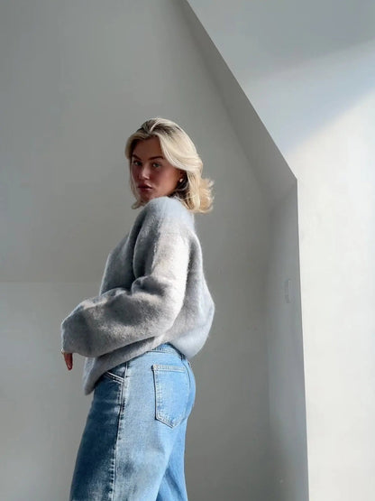 Zachte Mohair Trui Warm voor Dames