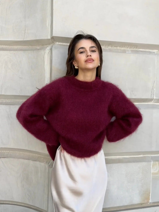 Zachte Mohair Trui Warm voor Dames - StudioMarella