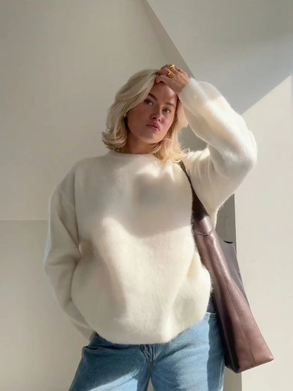 Zachte Mohair Trui Warm voor Dames