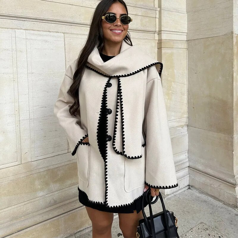 Dames jas Warm en Elegante
