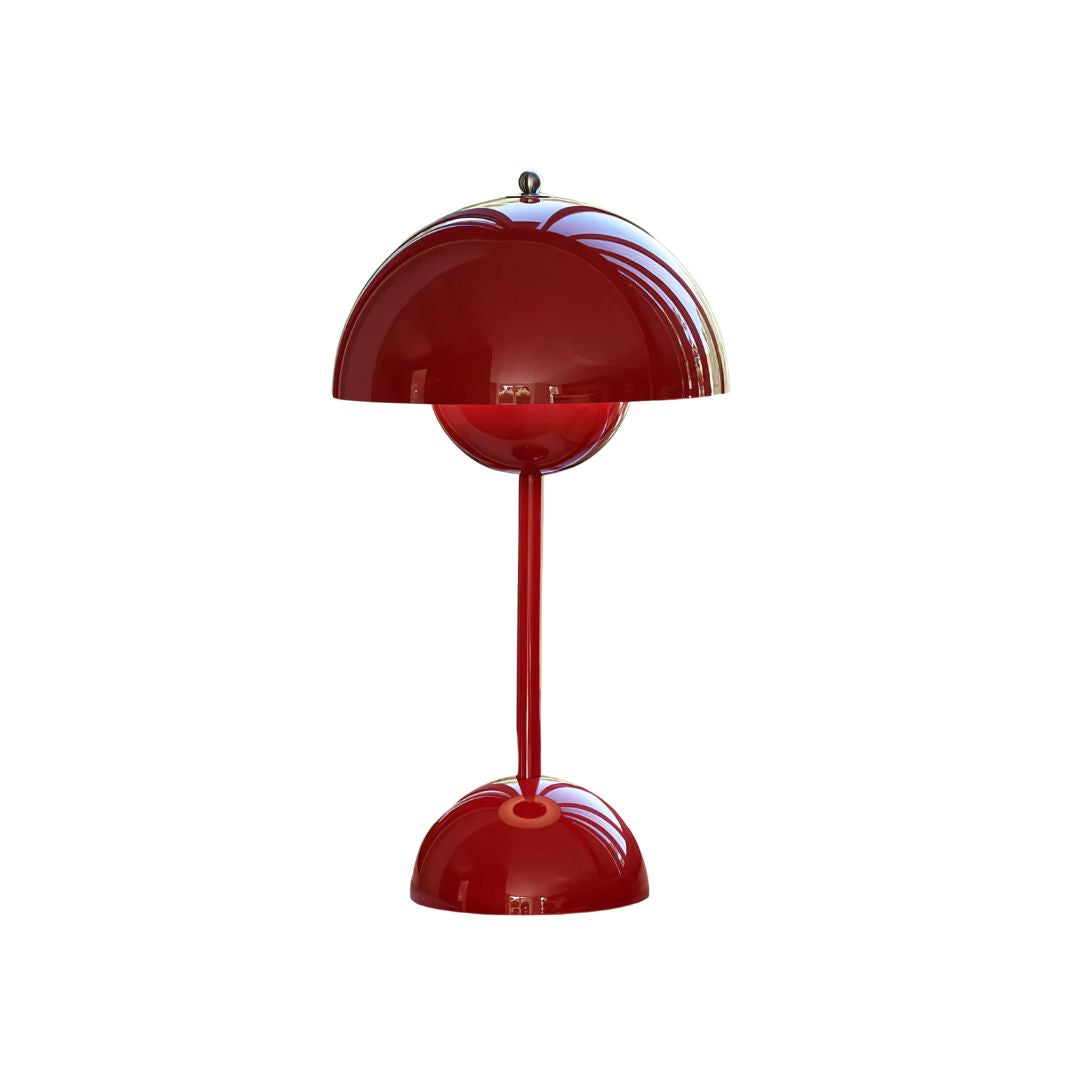 Tafellamp paddenstoel LED USB oplaadbaar draadloos nachtkastje bureau sfeerlicht interieur